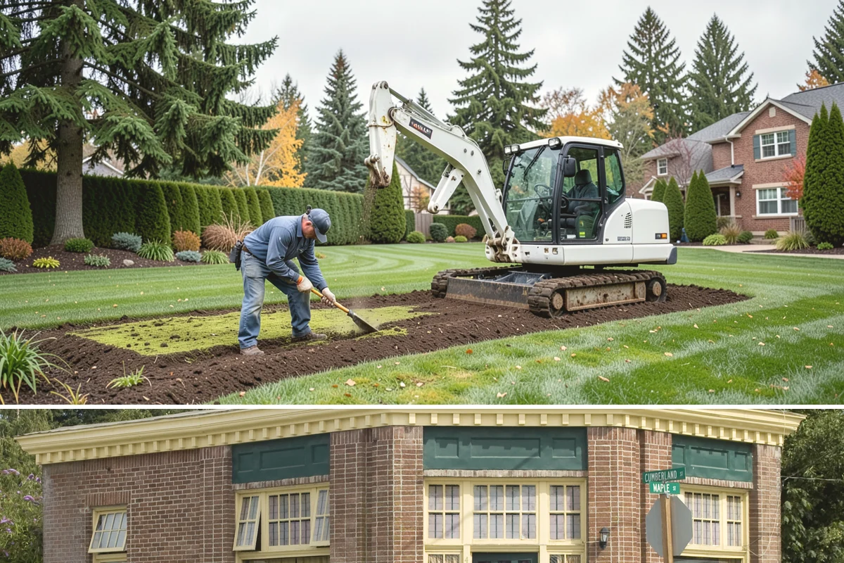 Land Grading in Hamilton, Skagit County, WA - Best done in drier conditions.