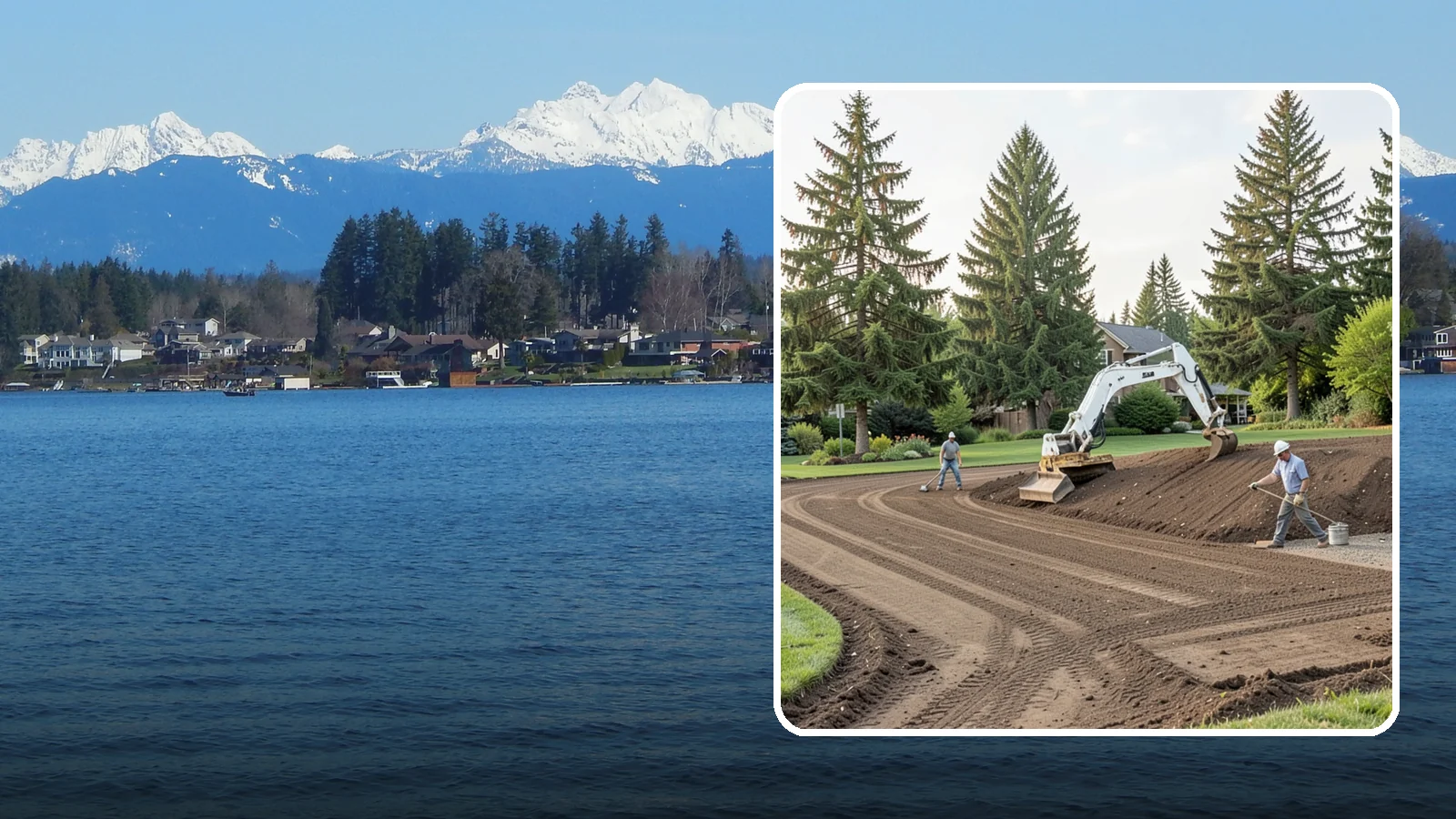 Land Grading in Lake Stevens, Snohomish County, WA - Professional grading that shapes your land for proper drainage, level building surfaces, and a usable yard.