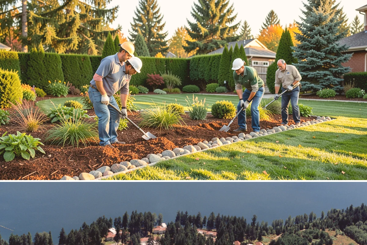 Land Grading in Lakewood, Pierce County, WA - Best done in drier conditions.