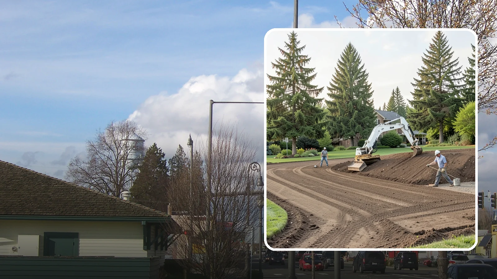 Land Grading in Marysville, Snohomish County, WA - Professional grading that shapes your land for proper drainage, level building surfaces, and a usable yard.