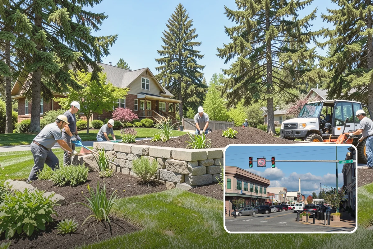 Land Grading in Monroe, Snohomish County, WA - Proper drainage away from structures