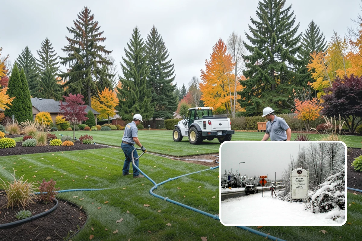 Land Grading in Newcastle, King County, WA - Proper drainage away from structures