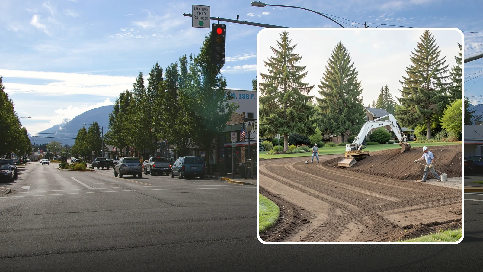 Land Grading in North Bend, King County, WA - Professional grading that shapes your land for proper drainage, level building surfaces, and a usable yard.
