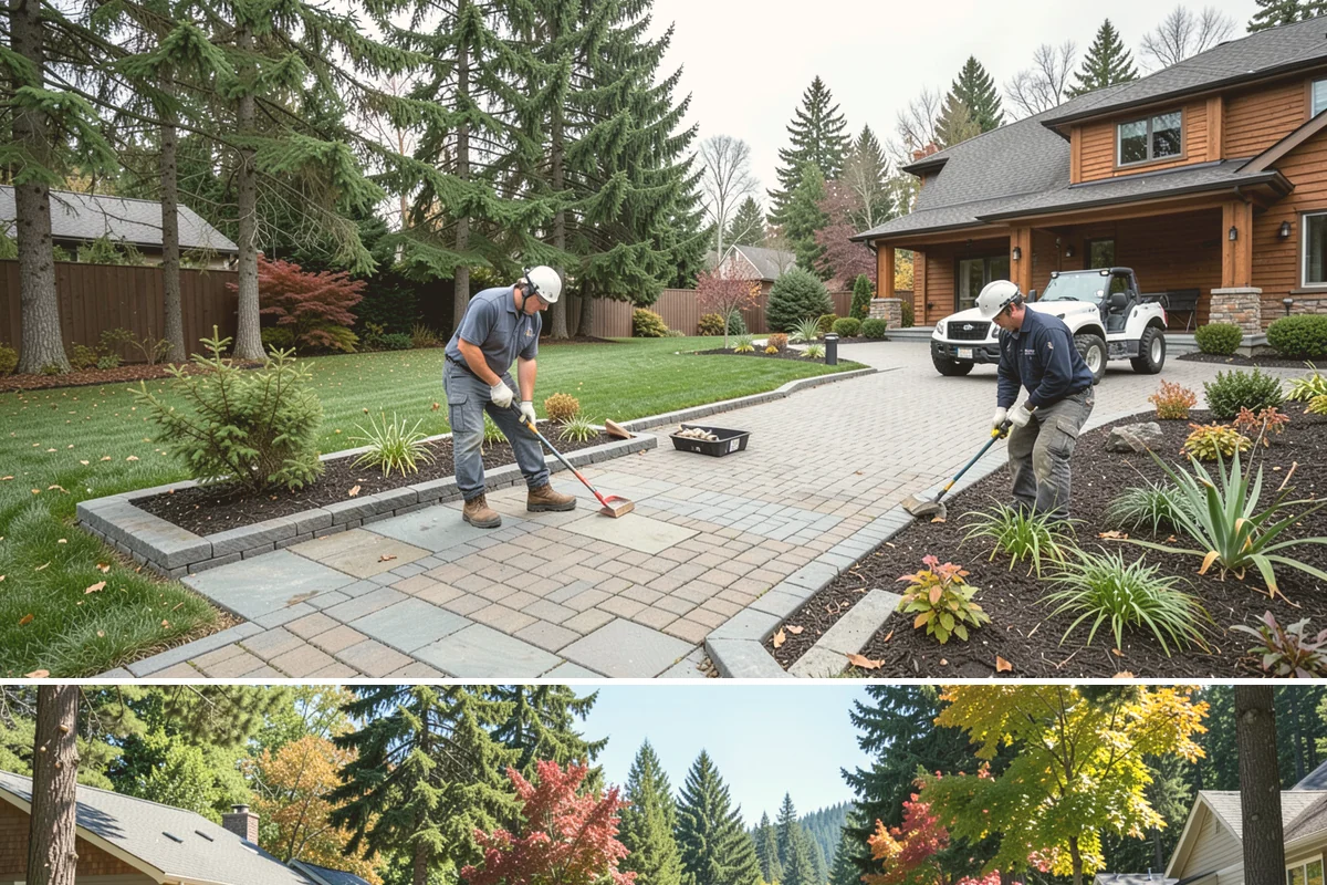 Land Grading in Orting, Pierce County, WA - Best done in drier conditions.