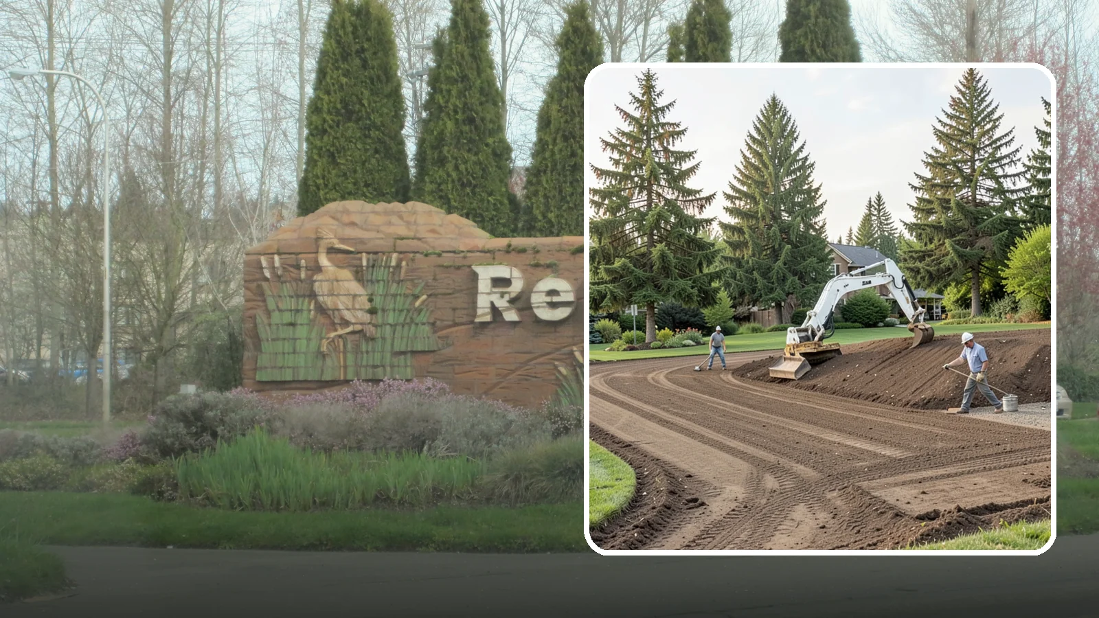 Land Grading in Renton, King County, WA - Professional grading that shapes your land for proper drainage, level building surfaces, and a usable yard.
