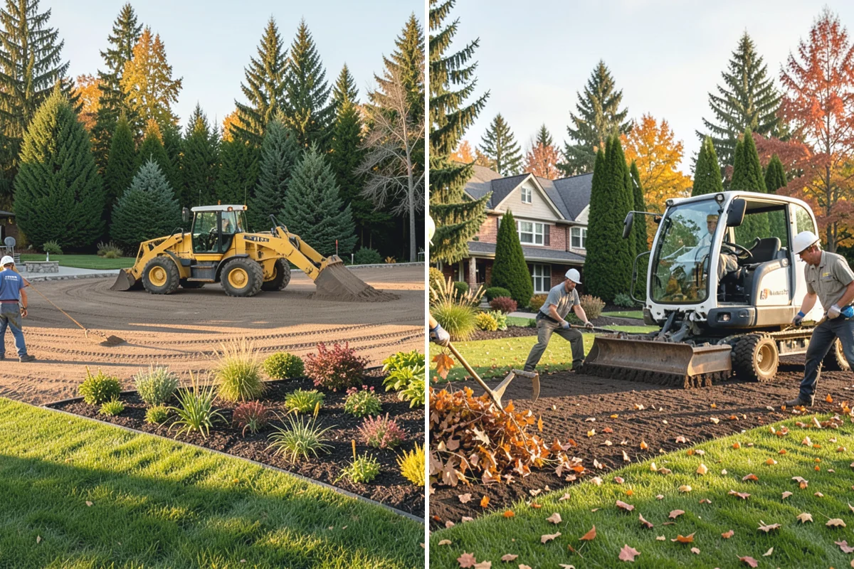 Land Grading in South Prairie, Pierce County, WA - Survey the site and drainage needs