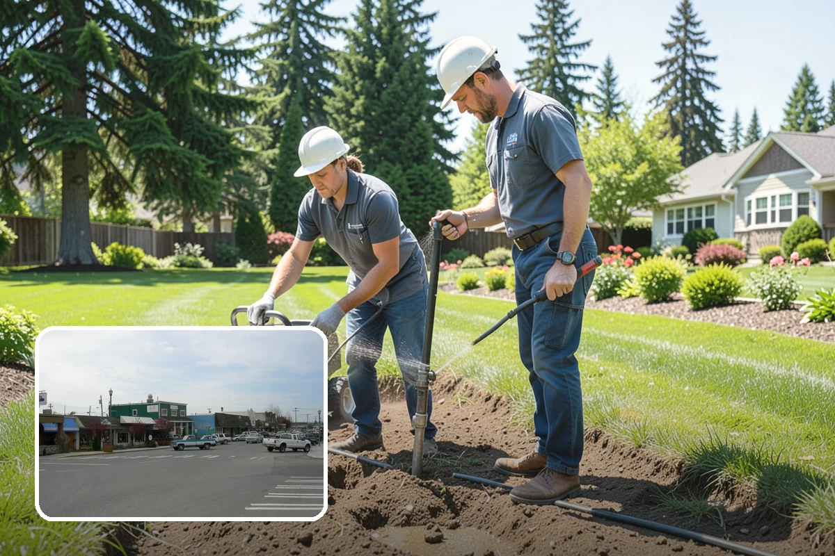 Land Grading in Stanwood, Snohomish County, WA - Proper drainage away from structures