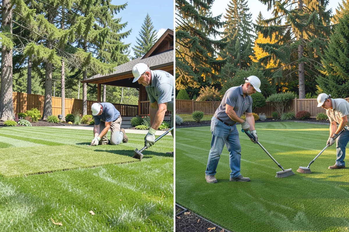 Land Grading in Woodinville, King County, WA - Survey the site and drainage needs