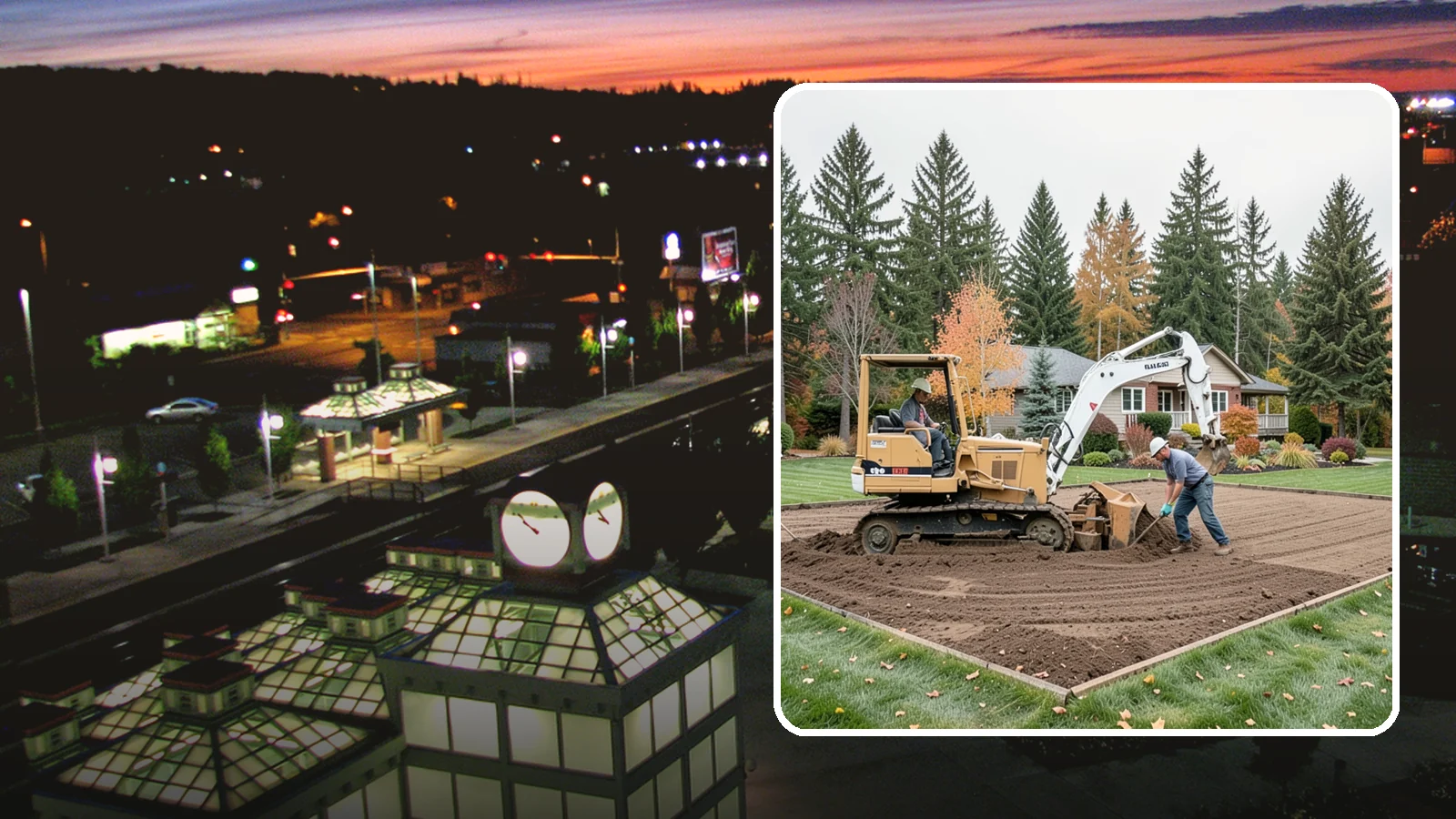 Land Leveling in Auburn, King County, WA - Land leveling that flattens uneven ground into smooth, usable, level surfaces for lawns, play, and building.