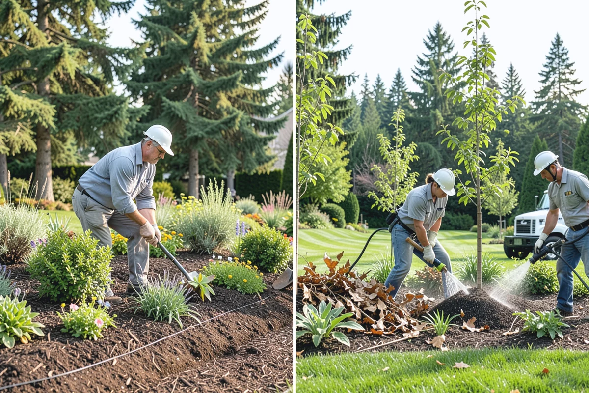 Land Leveling in Auburn, King County, WA - Survey the area and target level