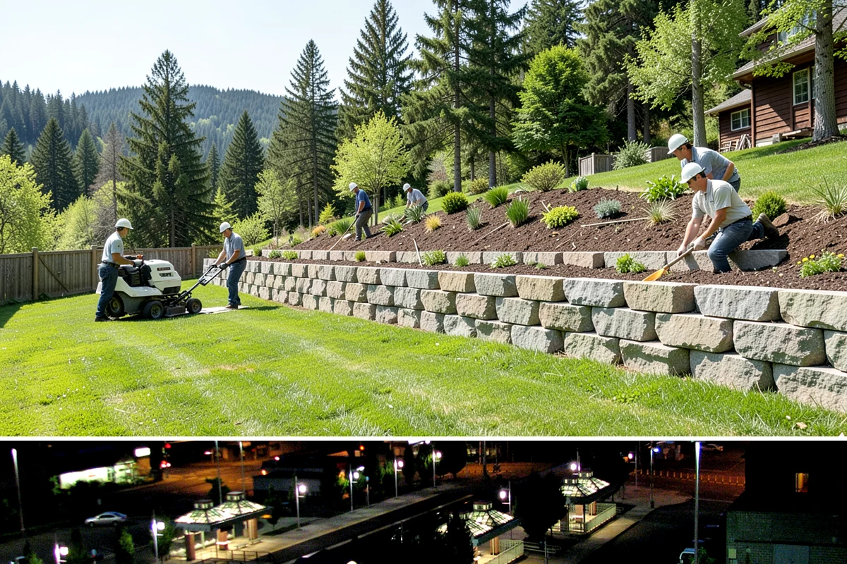 Land Leveling in Auburn, King County, WA - Best done in drier conditions.