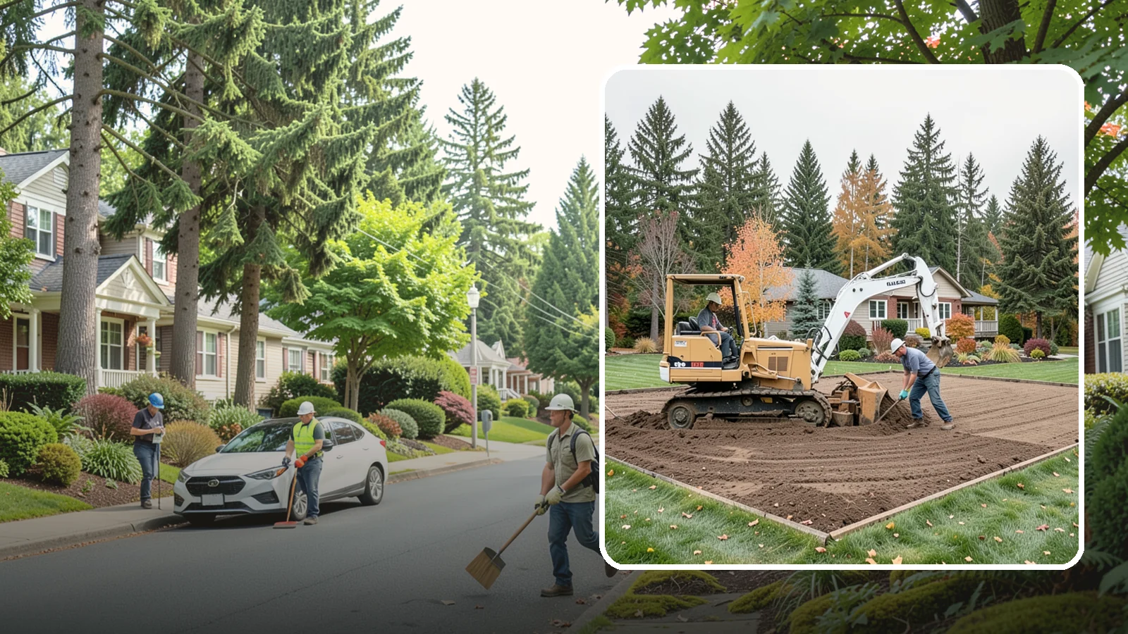Land Leveling in Beaux Arts Village, King County, WA - Land leveling that flattens uneven ground into smooth, usable, level surfaces for lawns, play, and building.