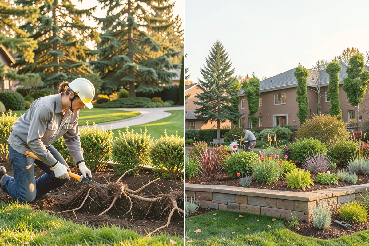 Land Leveling in Bellevue, King County, WA - Survey the area and target level