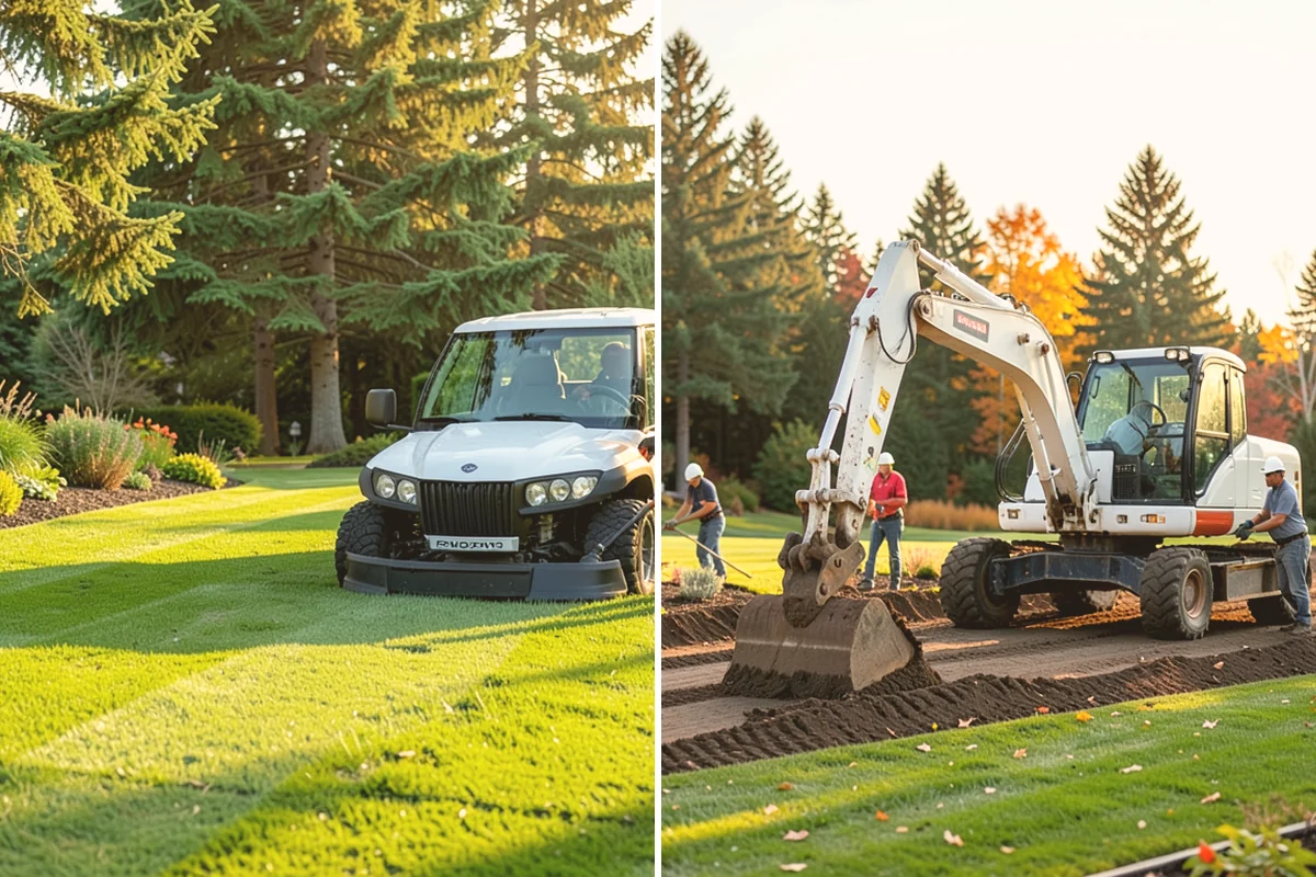 Land Leveling in Brier, Snohomish County, WA - Survey the area and target level