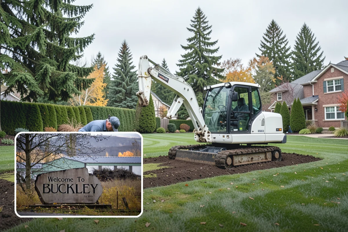 Land Leveling in Buckley, Pierce County, WA - Smooth, usable, level ground