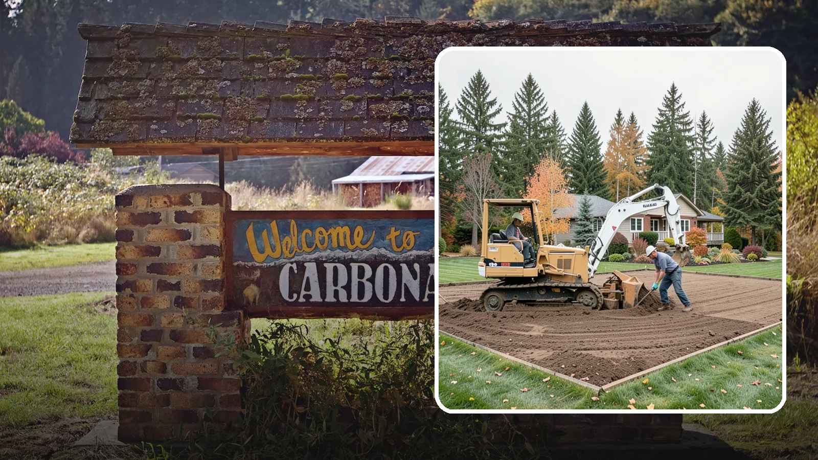 Land Leveling in Carbonado, Pierce County, WA - Land leveling that flattens uneven ground into smooth, usable, level surfaces for lawns, play, and building.