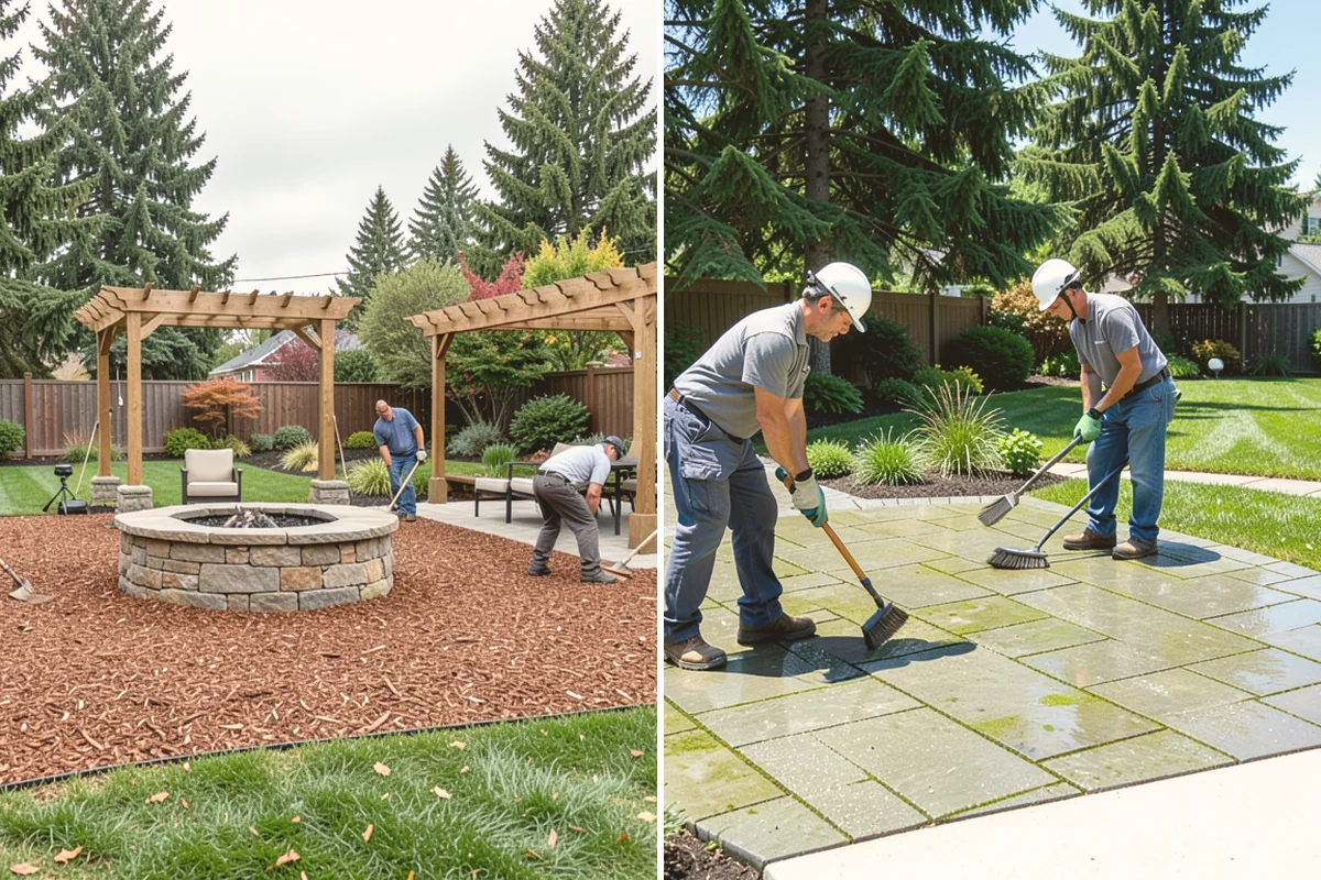Land Leveling in Edmonds, Snohomish County, WA - Survey the area and target level