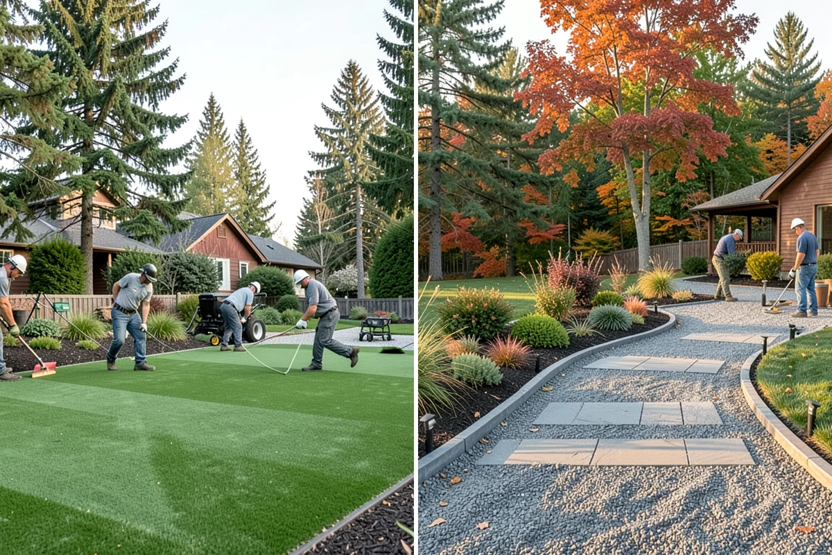 Land Leveling in Enumclaw, King County, WA - Survey the area and target level