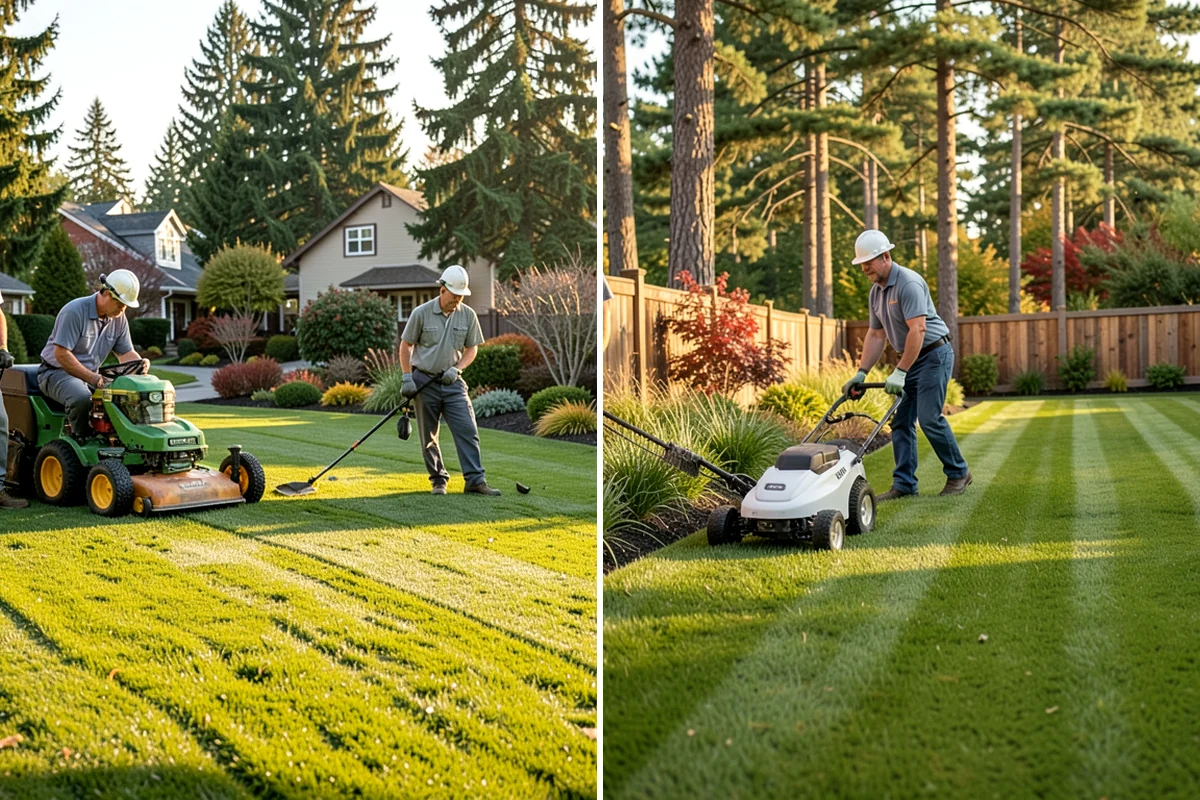 Land Leveling in Everett, Snohomish County, WA - Survey the area and target level