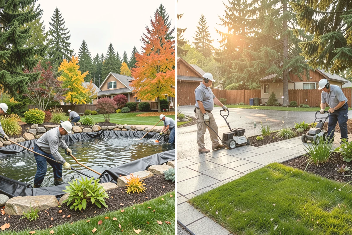 Land Leveling in Fife, Pierce County, WA - Survey the area and target level