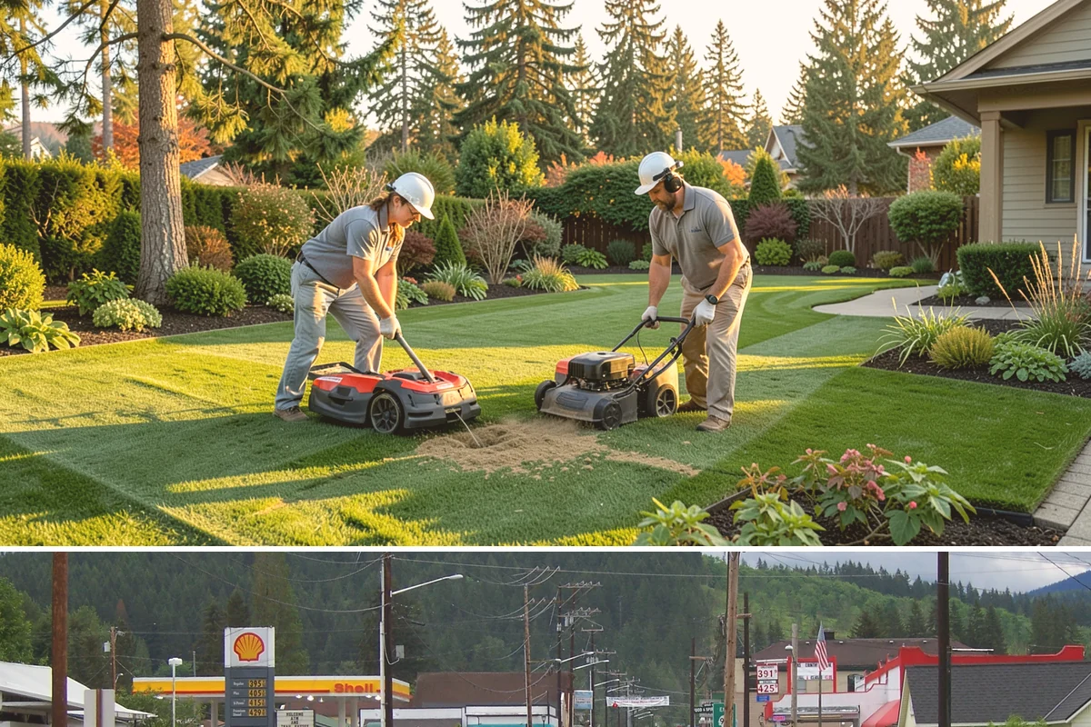 Land Leveling in Granite Falls, Snohomish County, WA - Best done in drier conditions.