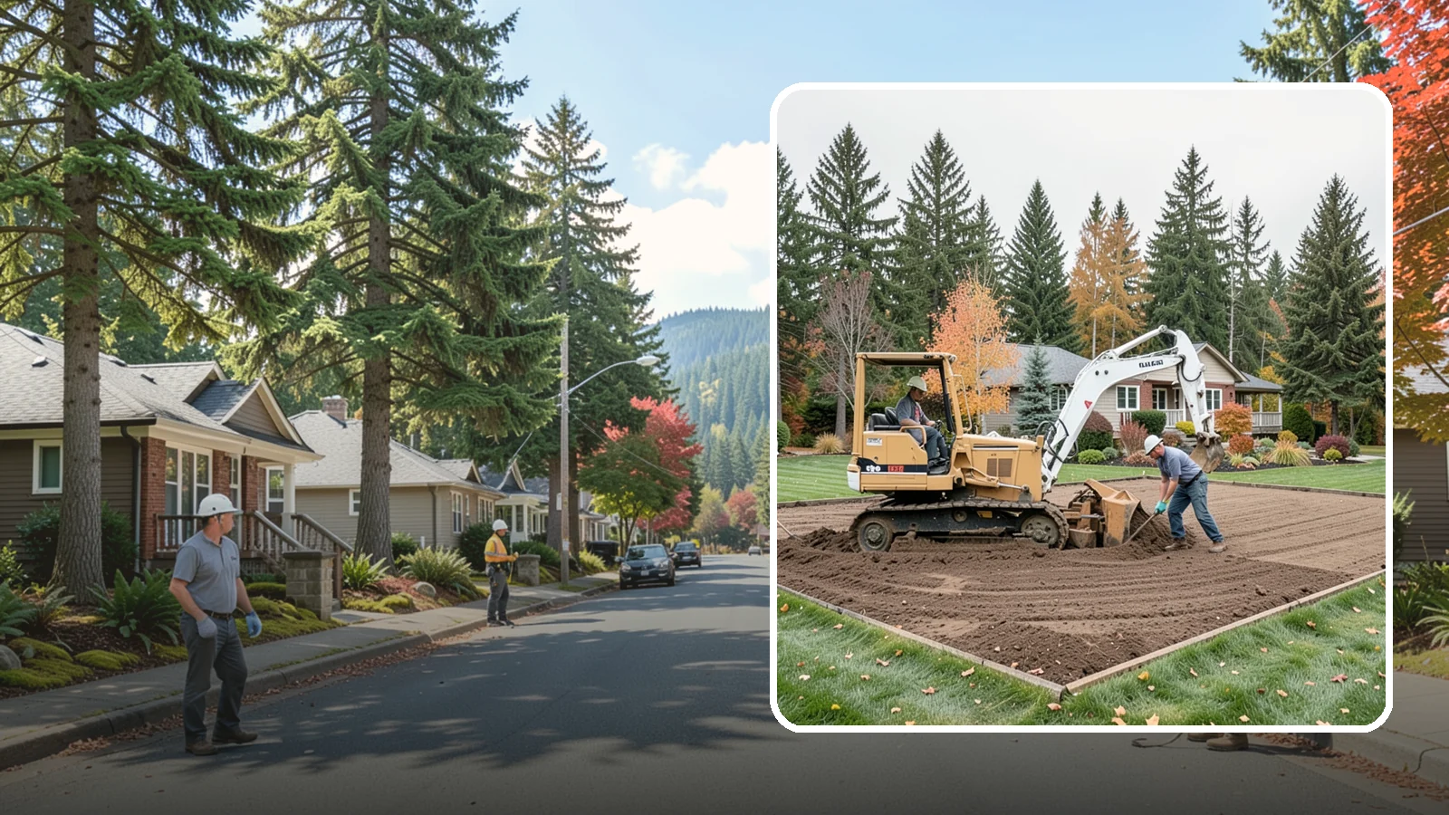 Land Leveling in Hunts Point, King County, WA - Land leveling that flattens uneven ground into smooth, usable, level surfaces for lawns, play, and building.