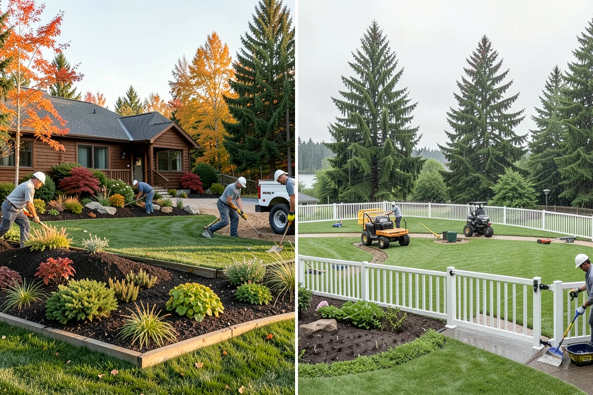 Land Leveling in Hunts Point, King County, WA - Survey the area and target level
