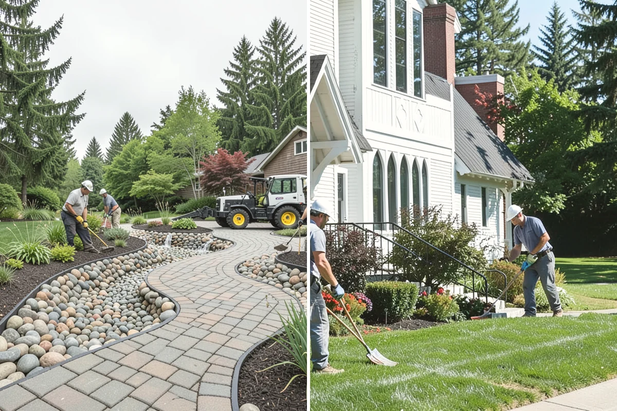 Land Leveling in Issaquah, King County, WA - Survey the area and target level