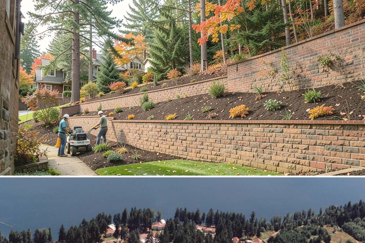 Land Leveling in Lakewood, Pierce County, WA - Best done in drier conditions.