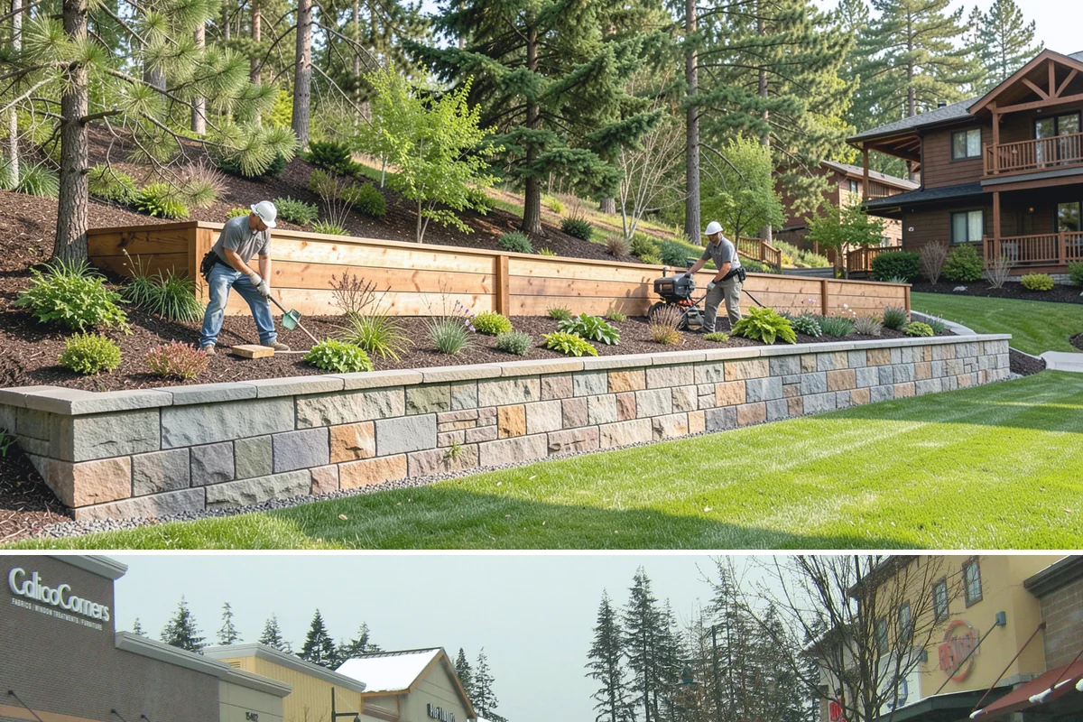 Land Leveling in Mill Creek, Snohomish County, WA - Best done in drier conditions.
