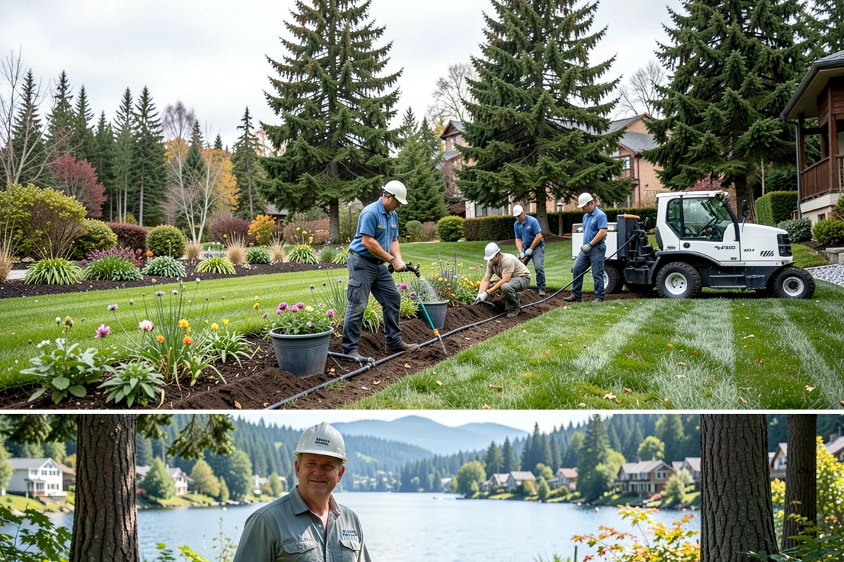 Land Leveling in Milton, King County, WA - Best done in drier conditions.