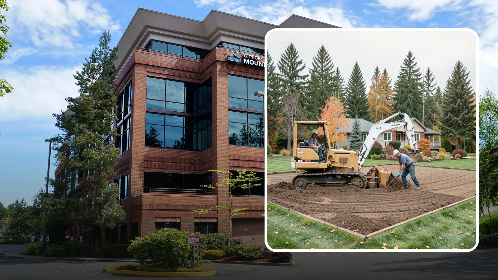Land Leveling in Mountlake Terrace, Snohomish County, WA - Land leveling that flattens uneven ground into smooth, usable, level surfaces for lawns, play, and building.