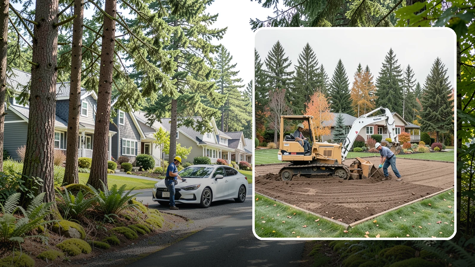 Land Leveling in Normandy Park, King County, WA - Land leveling that flattens uneven ground into smooth, usable, level surfaces for lawns, play, and building.