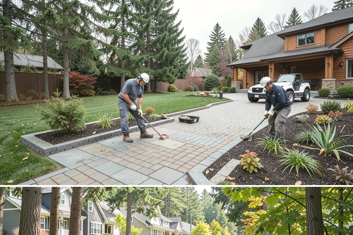 Land Leveling in Normandy Park, King County, WA - Best done in drier conditions.