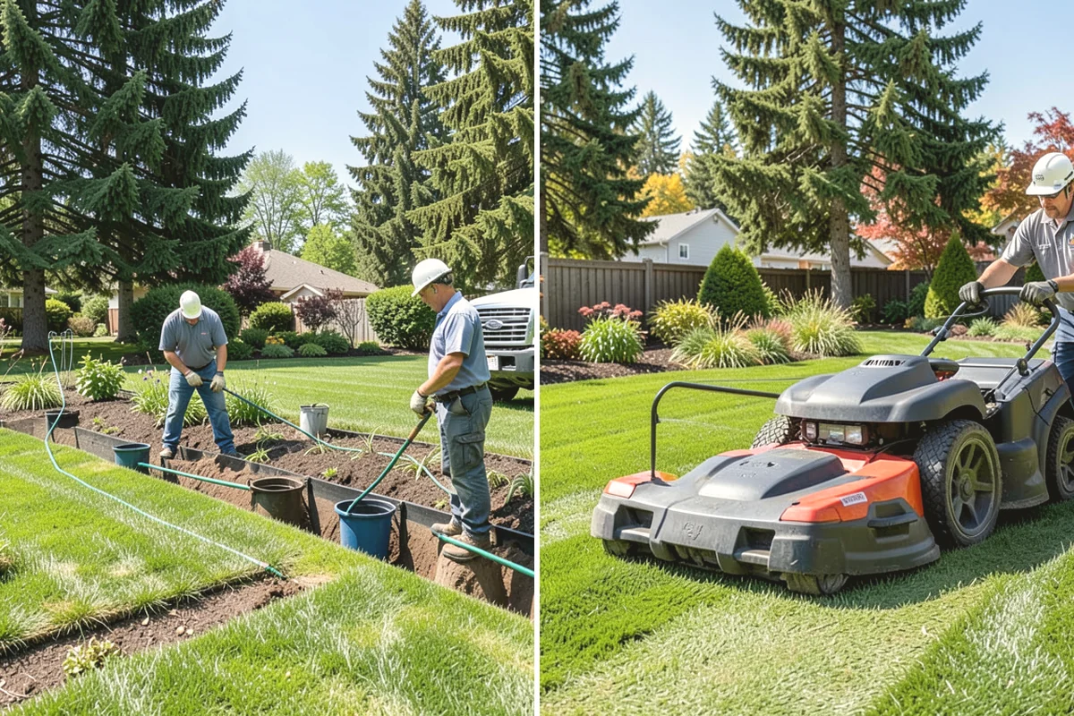 Land Leveling in North Bend, King County, WA - Survey the area and target level