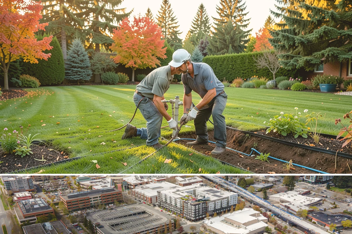 Land Leveling in Redmond, King County, WA - Best done in drier conditions.