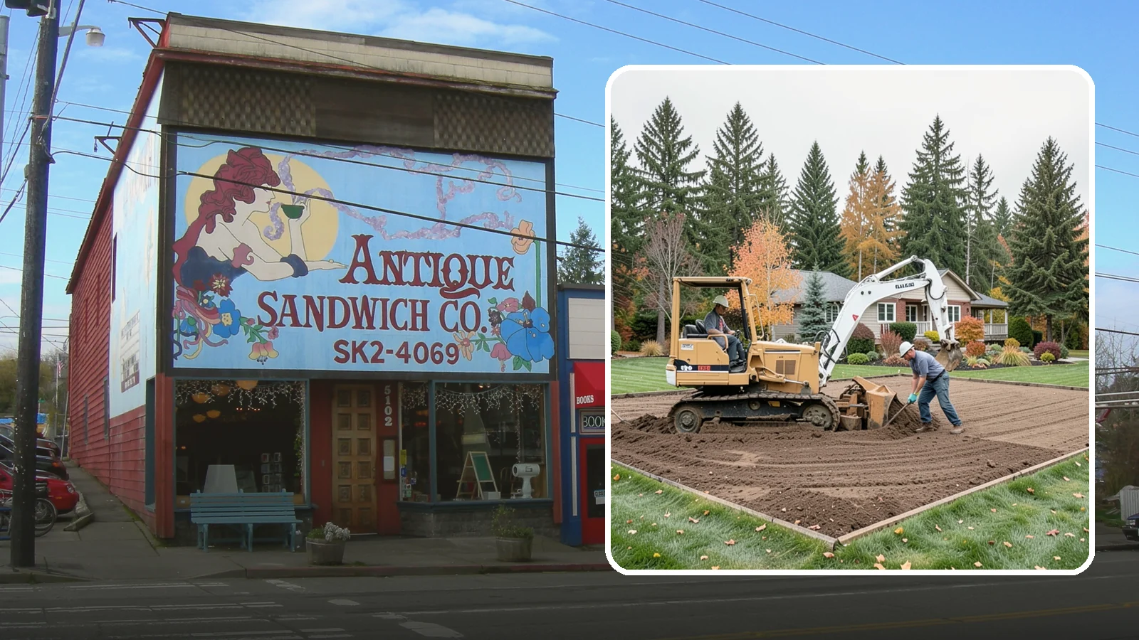 Land Leveling in Ruston, Pierce County, WA - Land leveling that flattens uneven ground into smooth, usable, level surfaces for lawns, play, and building.