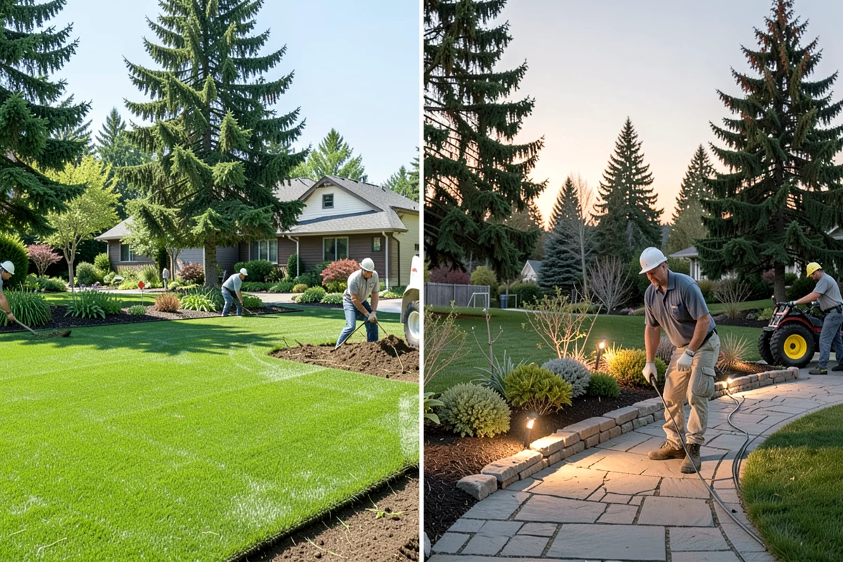 Land Leveling in SeaTac, King County, WA - Survey the area and target level