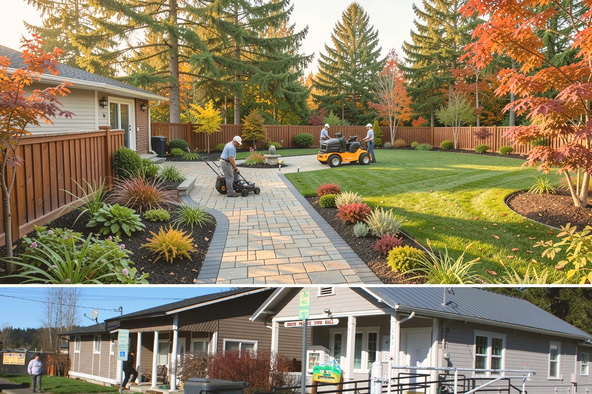Land Leveling in South Prairie, Pierce County, WA - Best done in drier conditions.