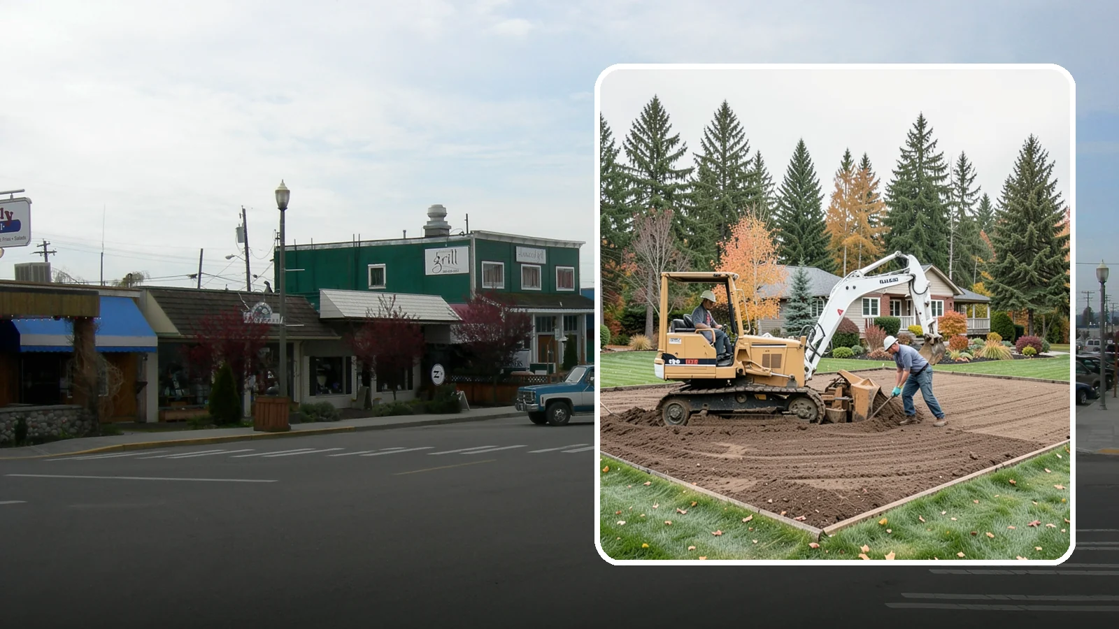 Land Leveling in Stanwood, Snohomish County, WA - Land leveling that flattens uneven ground into smooth, usable, level surfaces for lawns, play, and building.