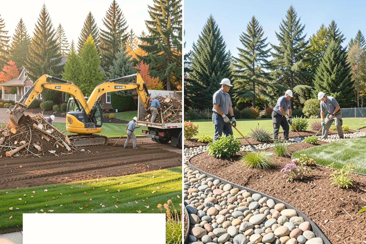 Land Leveling in Tukwila, King County, WA - Survey the area and target level