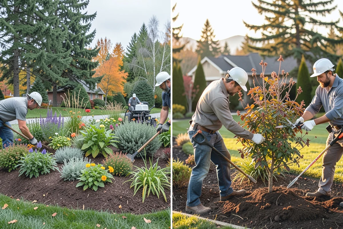 Land Leveling in Woodinville, King County, WA - Survey the area and target level