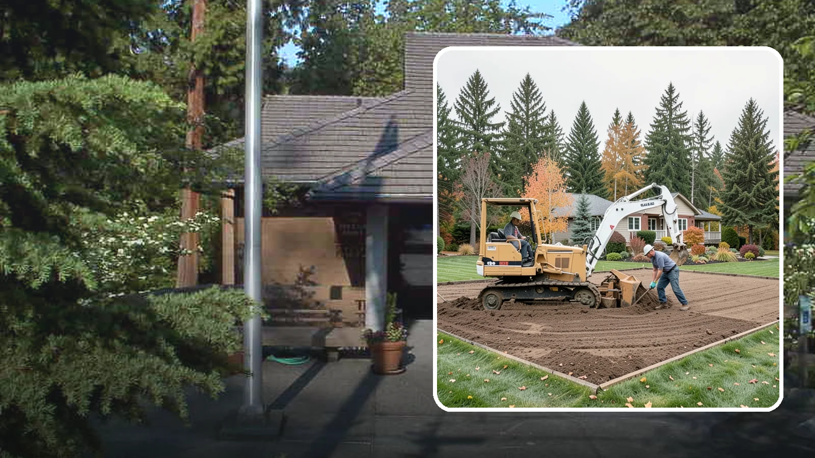 Land Leveling in Yarrow Point, King County, WA - Land leveling that flattens uneven ground into smooth, usable, level surfaces for lawns, play, and building.