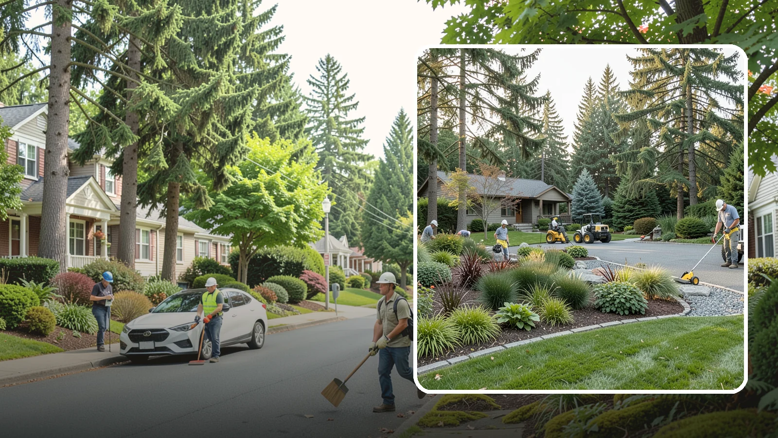 Landscape Architecture in Beaux Arts Village, King County, WA - Comprehensive landscape architecture for complex sites, blending engineering, ecology, and design.