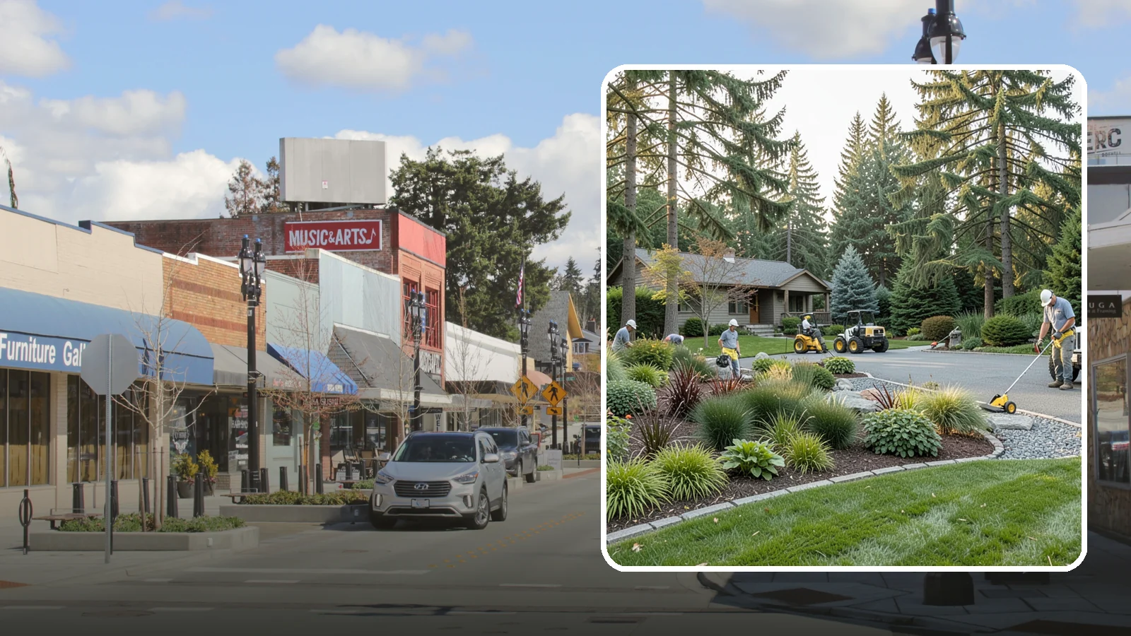 Landscape Architecture in Bothell, King County, WA - Comprehensive landscape architecture for complex sites, blending engineering, ecology, and design.