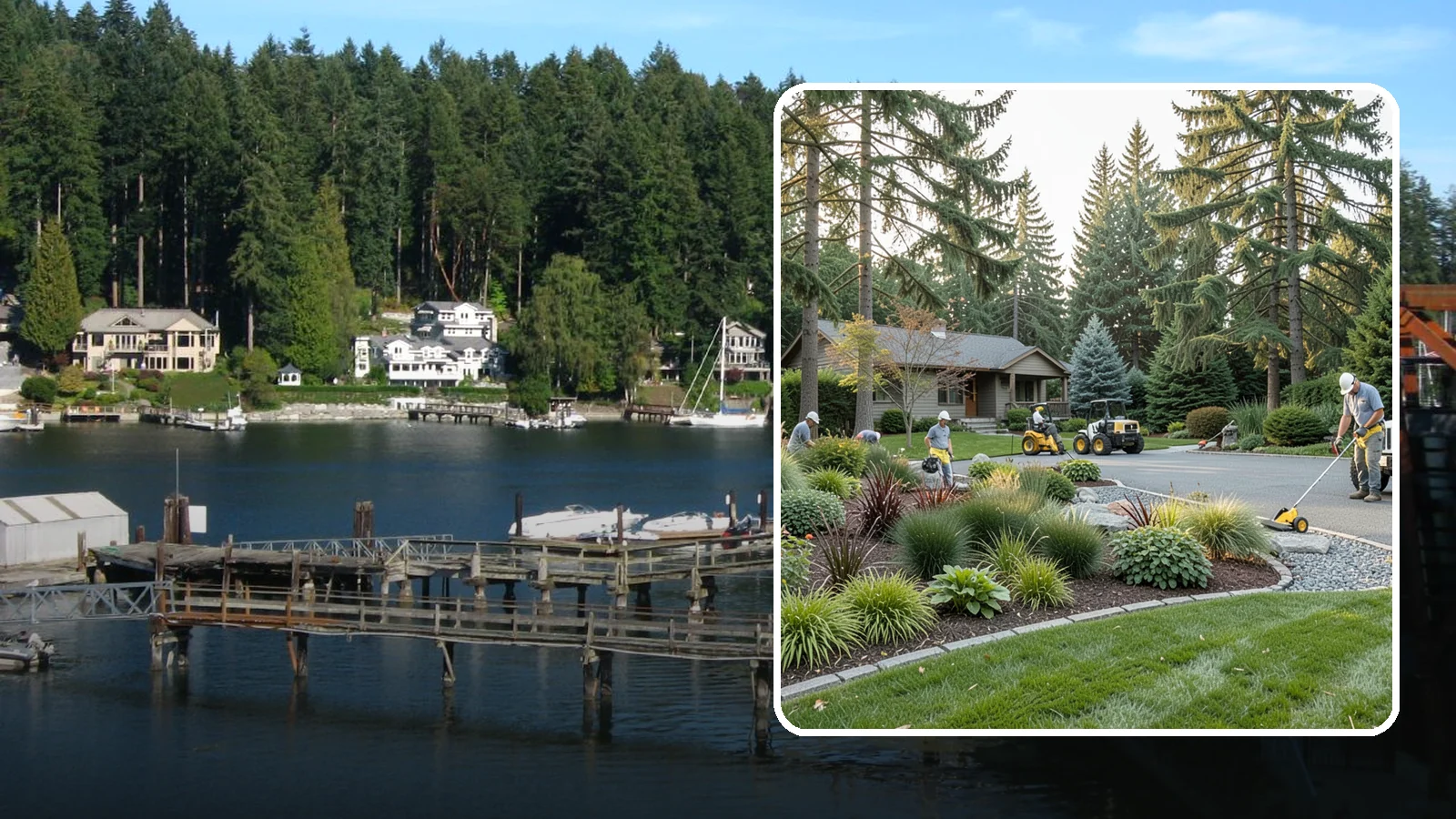 Landscape Architecture in Gig Harbor, Pierce County, WA - Comprehensive landscape architecture for complex sites, blending engineering, ecology, and design.