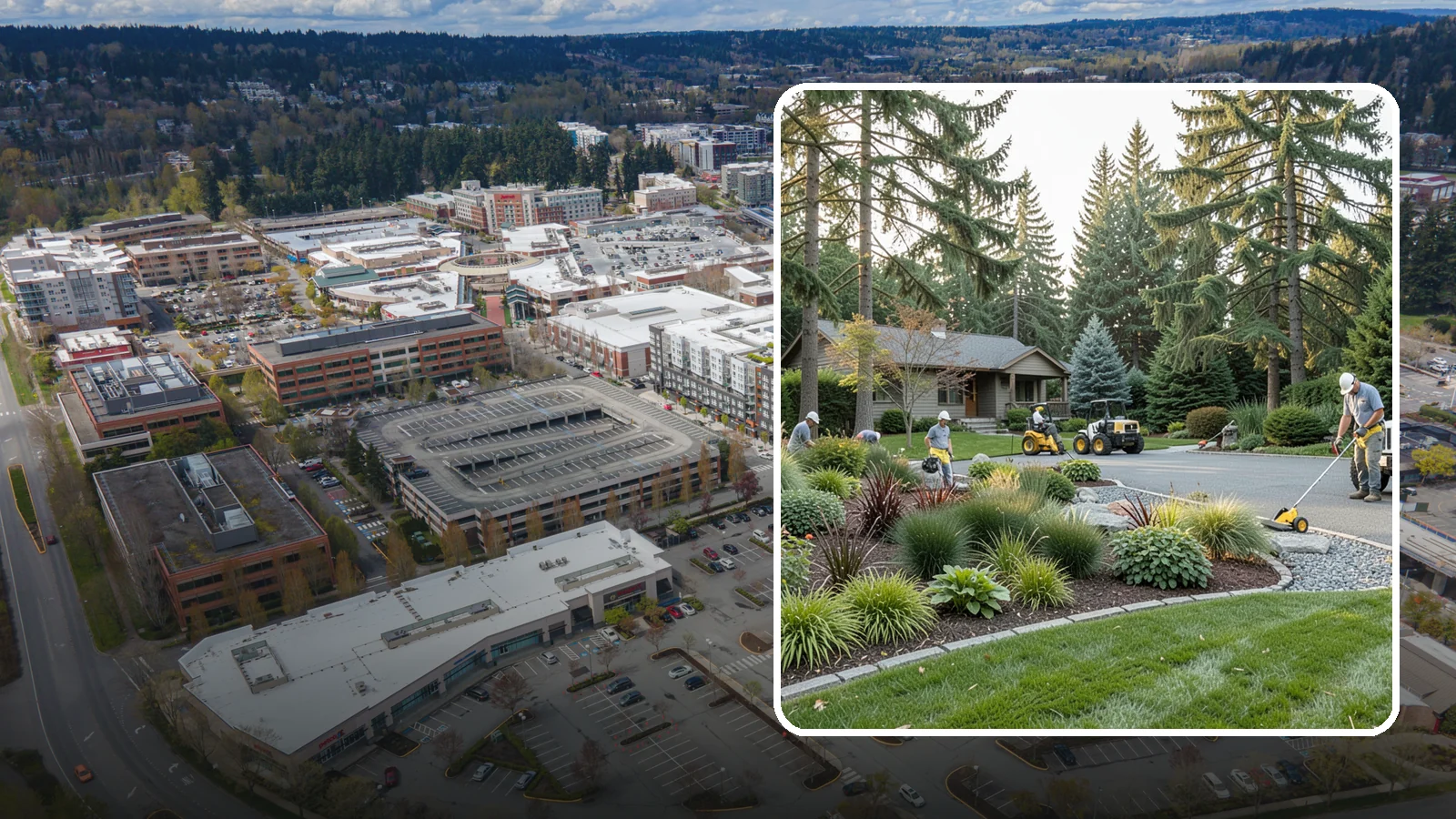 Landscape Architecture in Redmond, King County, WA - Comprehensive landscape architecture for complex sites, blending engineering, ecology, and design.
