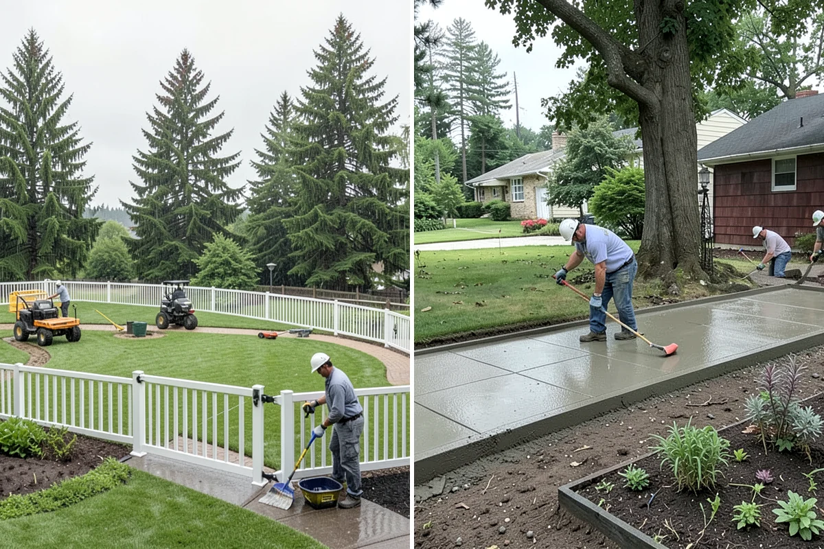 Landscape Curbing in Arlington, Snohomish County, WA - Lay out the curb path and profile