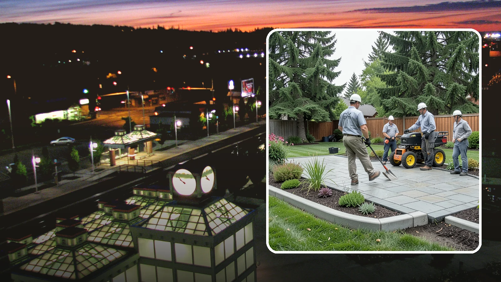 Landscape Curbing in Auburn, King County, WA - Continuous decorative concrete curbing that defines beds and borders with a clean, permanent edge.