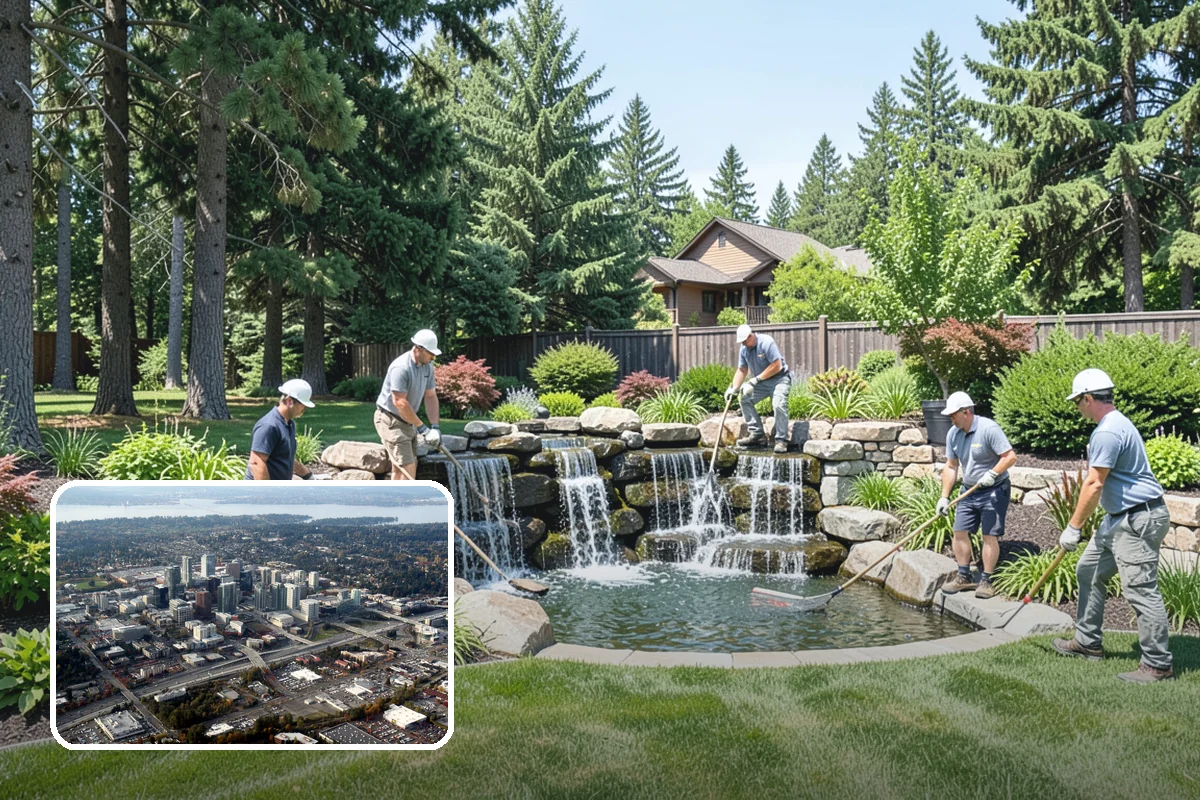 Landscape Curbing in Bellevue, King County, WA - Clean, continuous, permanent edge